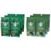 STARBUCKS Pike Place Roast Medium Roast Whole Bean Coffee 200g (Pack of 6) & Single-Origin Colombia Medium Roast Ground Coffee 200 g (Pack of 6)