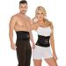 Tecnomed Latex Back Support Belt - Men & Women Waist Lumbar Brace for Lower Back Pain Relief - Black - Buy Online on GoSupps.com