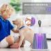 Mosquito Killing Lamp Mosquito Lamp Rechargeable Light Mosquito Trap Click Mosquito Lamp with Hanging Loop for Home Bedroom Outdoor Camping Grey - Buy Online on GoSupps.com
