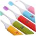 Magiclulu 5-Piece Folding Toothbrush Set for Kids | Portable & Travel-Friendly Daycare Toothbrushes - Buy Online on GoSupps.com