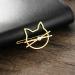 Yheakne Cat Hair Clip Barrette Gold Hair Barrette Pin Animal Hair Barrette Clips Decorative Hair Accessories for Women and Girls Cat Lover Gifts (Gold) - Buy Online on GoSupps.com