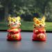 ORFOFE Kids Playset 1pc Year of The Tiger Bobble Head Ornament Red Lucky Bag Office Purse Resin Children Toys Red 6X6X9.5CM - Buy Online on GoSupps.com