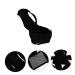 NOLITOY Adjustable Unisex Posture Brace & Seat Belt Holder | Anti-Hunchback Cotton Support for Shoulders - Black - Buy Online on GoSupps.com