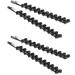 FRCOLOR 2 Pairs Crystal Hair Pins Sparkle Rhinestone Hair Bobby Pins Stylish Decorative Hair Clip for Women (Black)