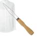 Higyee button assistant button help for older people |Ergonomic dressing aids for people with disabilities and older people button hooks for wedding dress wood beige
