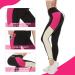 Fhine Women's Yoga Leggings with Pockets - High Waist Activewear for Running, Jogging, Hiking & Cycling - Small, 25in Rosy Panel - Buy Online on GoSupps.com