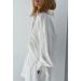 HAPCOPE Women's Oversized Long Puff Sleeve Blouse Shirt & Shorts Set - X-Large White - Buy Online on GoSupps.com