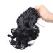 Sego Ponytail Extension - Voluminous Wavy Black Hair Piece for Realistic Look | 30 cm (110 g) - Perfect Hair Braid & Extension for International Shipping - Buy Online on GoSupps.com