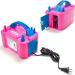 AGPTEK Electric Air Balloon Pump 110V 600W - Rose Red Dual Nozzle Inflator/Blower for Party Decoration - Buy Online on GoSupps.com