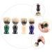 JECOMPRIS 8-Piece Foam Razor Brush Set - Men's Mustache Grooming & Body Care Accessories - Portable Plastic Handle Shaving Brush - Buy Online on GoSupps.com
