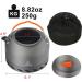 Alocs 1.3L Camping Kettle with Heat Exchanger - Portable Aluminum Tea Kettle for Outdoor Hiking and Picnic - Buy Online on GoSupps.com
