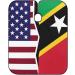 Shop American & Saint Kitts Nevis Flag Barber Cape | Adjustable Hair Cutting Salon Apron for Adults - Buy Online on GoSupps.com