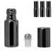 3PC Set of 5ml Black Glass Roll-On Bottles | Refillable Perfume & Essential Oil Scooters - Portable & Professional - Buy Online on GoSupps.com