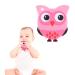 Healifty Baby Silicone Owl Teether - Pink | Teething Toy & Chewing Toy for Infants - Buy Online on GoSupps.com