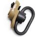 Trirock 1.25 Swivel Loop QD Combo Tan/FDE Sling Mount Base | Keymod Rail Adapter with Snap Clip Hook Hole | International Shipping Available - Buy Online on GoSupps.com