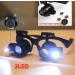 Magnifying Glass Head-Mounted with Light Bracket Magnifier with 2 LEDs Professional Jeweler 's Loupe Light are Interchangeable 8 Replaceable Lenses 2.5X 4X 6X 8X 10X - Buy Online on GoSupps.com