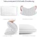 Buy Amolavet 40x80 Hotel Pillows - Down Alternative Soft Support Cushions - Allergy-Friendly Sleep Pillows - Set of 2 for All Sleeping Positions - Buy Online on GoSupps.com