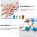 Beaupretty Portable Medicine Case Glass Pi ll Organizer 4pcs 53mm Trip Travel Outdoor Medication Bottles Mini Empty Vials Carry Storage Container Glass Mini Tablet Holder Box A Assorted Color 1 5.30X2.00X1.60CM - Buy Online on GoSupps.com