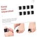 Orthopedic Bunion Toe Separator | 4 Pairs Toe Spreaders for Men | Flexible & Soft | FOMIYES Black Toe Separator 2.5x2cm - Buy Online on GoSupps.com