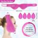 Buy Hilph K hlpads - Cooling Compress for Wisdom Teeth Pain Relief & TMJ - Adjustable Cold Pillows (4pcs) - Rose Color - Buy Online on GoSupps.com
