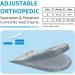 JL-Group Adjustable Heel Wedge Inserts for Over Pronation & Supination - 2 Layers Medial & Lateral Heel Insoles for Foot Alignment - Size L (Women 8-11 Men 7.5-12) - Transparent Black - Buy Online on GoSupps.com