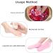 Silicone Gel Moisturizing Socks for Dry, Cracked Feet | Spa Foot Care Waterproof Socks | Fits US Size 6-9 | Pink - Buy Online on GoSupps.com