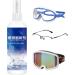 Lens Cleaning Spray 100ml Sunglass Cleaner Anti Fog Spray for Glasses Glasses Cleaner Spray Quick Drying Eye Glass Cleaners Spray for Electronic Screens Rowces - Buy Online on GoSupps.com