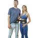 Movibrace Abdominal Ostomy Belt for Post-Operative Care After Colostomy or Ileostomy Surgery (X-Large), Black X-Large Black