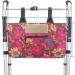 Detachable Heat Compartment Walker Bag - Water Resistant Tote Organizer for Folding Rollator, Wheelchairs - Bariatric Walkers (Flower) - Buy Online on GoSupps.com