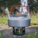 Sunlevo Outdoor Camping Kettle - Lightweight Aluminum Teapot for Hiking & Picnic, 1.1L (Orange) - Buy Online on GoSupps.com
