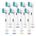 Toothbrush Heads for Oral B, 8 Pack Professional Electric Toothbrush Replacement Heads Medium Soft Dupont Bristles Replacement Toothbrush Heads Precision Clean Brush Heads Refills 8 Count (Pack of 1)
