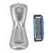Sluff's safety razor for men single blade razor for men manual razor with six blades waterproof precise portable removable rapid cutter (silver)