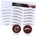 WOONEKY 4pcs Eyebrow Stickers Decal Stickers Post Paper Water Transfer Paper with Soy Ink Hair 3d - Buy Online on GoSupps.com