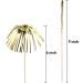 100 Pieces Firework Cupcake Toppers Graduation Foil Frill Toothpicks Holiday Cake Decorations 9 Inch Shape Food Picks for Halloween Party Favors Supplies (Black Gold Silver) - Buy Online on GoSupps.com