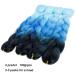 Ombre Jumbo Synthetic Braiding Hair Crochet Blonde Hair Extensions Jumbo Braids For Women(23) 24inch 23 - Buy Online on GoSupps.com