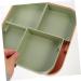 OUNONA Dried Storage Multiple Nut Candy Lid Candies Fruit Case Design Food Organizer Household 25.5X6CM Light Green - Buy Online on GoSupps.com
