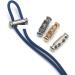 Hole Cord Lock Stopper spring buckle Cord Locks Toggles 30pcs/lot 3 Colors Metal Alloy Stoppers Toggle Cord Locks Drawstring Lock Two Holes For 4mm Cord Nickle (Gun silver 33mmx10mm) 33mmx10mm Gun Silver - Buy Online on GoSupps.com