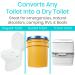 Vive Toilet Bowl Liners with Super Absorbent Pads (24 Pack) - Ultimate Absorbency for Commodes, Camping, and Emergency Preparedness - Buy Online on GoSupps.com