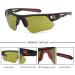 BLAITEJUS Golf Sunglasses | Semi-Rimless Sports Shades for Men Women | UV400 Protection - Buy Online on GoSupps.com