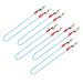 Verdant Touch Dentist Supplies Napkin Holder with Flexible Steel Ball Chain for Dental Supplies Blue Pack of 5