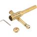 Buy Premium Moxibustion Stick - Big Brass Portable Moxa Roll with Heat Fusion Holes | Effective Acupuncture Tool - Buy Online on GoSupps.com