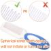 Baby Hair Brush and Comb Set for Newborns & Toddlers - Soft Goat Bristles - Ideal for Cradle Cap - Blue - Buy Online on GoSupps.com