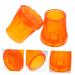 Garneck 12 Pcs Non-Slip Crutch Coasters - Walking Aid Sliders (4x4cm) | Durable Beef Tendon Design - Buy Online on GoSupps.com