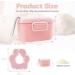 Baby Milk Powder Dispenser with Bib, 400ML Portable Formula Pot for Travel - Pink - Buy Online on GoSupps.com