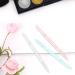 Shop WLLHYF 3-Piece Glass Cuticle Pusher Set - Dual-Ended Manicure Tools for Nail Care (Blue Pink Transparent) | International Shipping Available - Buy Online on GoSupps.com