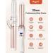 CkeyiN 32mm Curling Wand for Long & Short Hair | Adjustable Temperature | LCD Screen & Glove Included - Buy Online on GoSupps.com