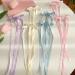 10pcs Colorful Double Bow Hair Clips for Girls | Women's Tassel Hair Barrettes | Kawaii Ribbon Hair Accessories - Buy Online on GoSupps.com