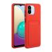 Tivenfezk Nadoli Silicone Case for Xiaomi Redmi A1 Ultra thin shockproof scratch -resistant wallet soft TPU protective cover mobile phone case with credit card holder xiaomi redmi a1 red