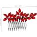 Beatifufu Bridal Headwear Rhinestone Hair Combs Hair Comb Clips Bridal Hair Comb Hair Side Combs Hair Combs for Women Decorative Bridal Hair Accessories Decorative Hair Combs Red Rhinestones - Buy Online on GoSupps.com