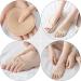 4 Pairs Women's Split Toe Socks - High Heels No Show Cushion Metatarsal Foot Pads - Anti-Slip Cotton Toe Socks - Buy Online on GoSupps.com